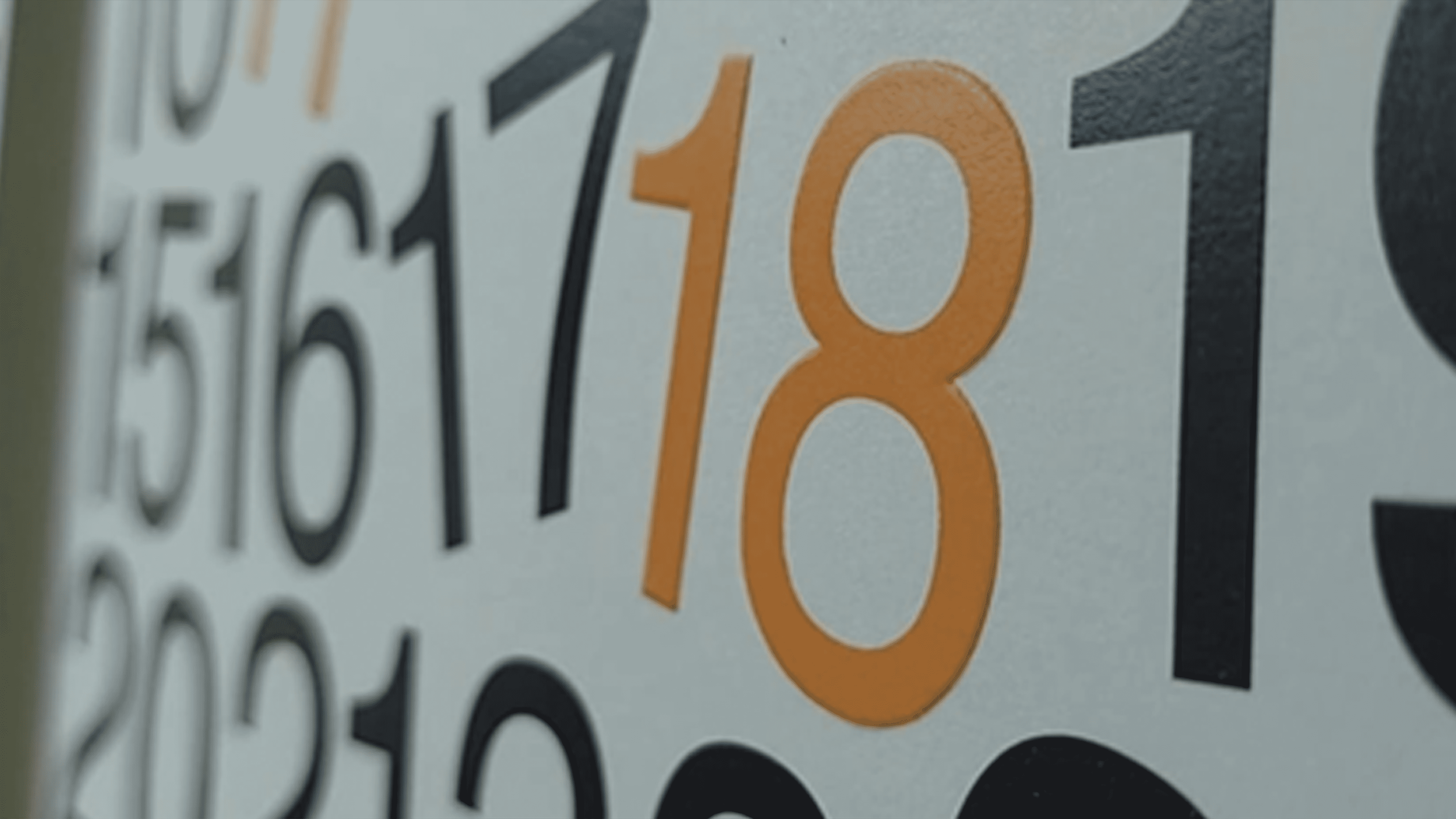 2022 Typographic Calendar by carennza