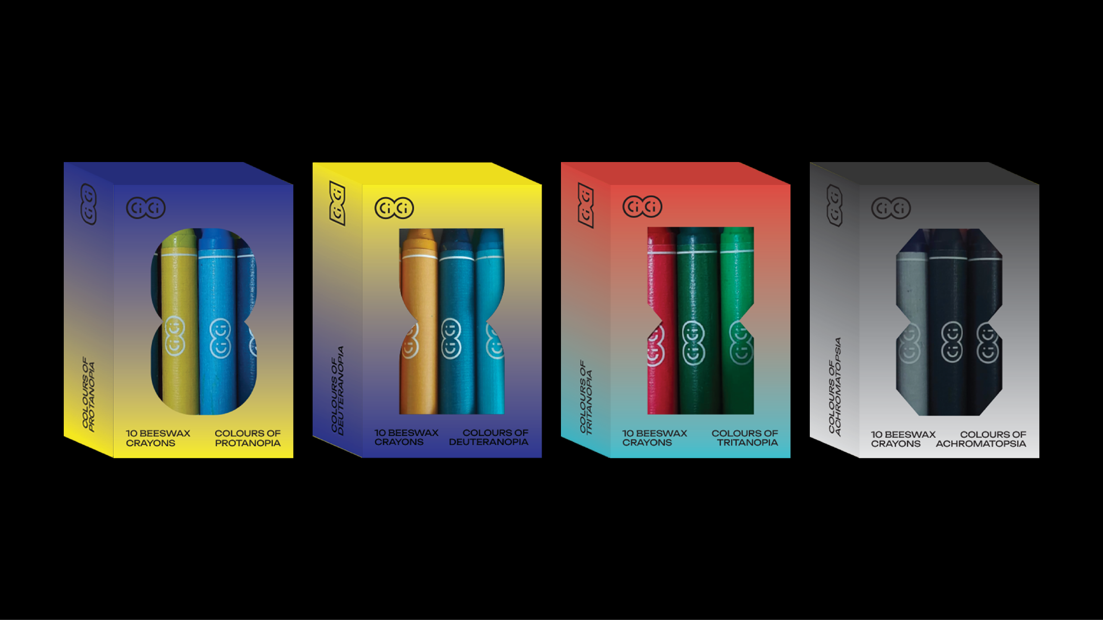 CiCi by carennza color-blind friendly crayon set