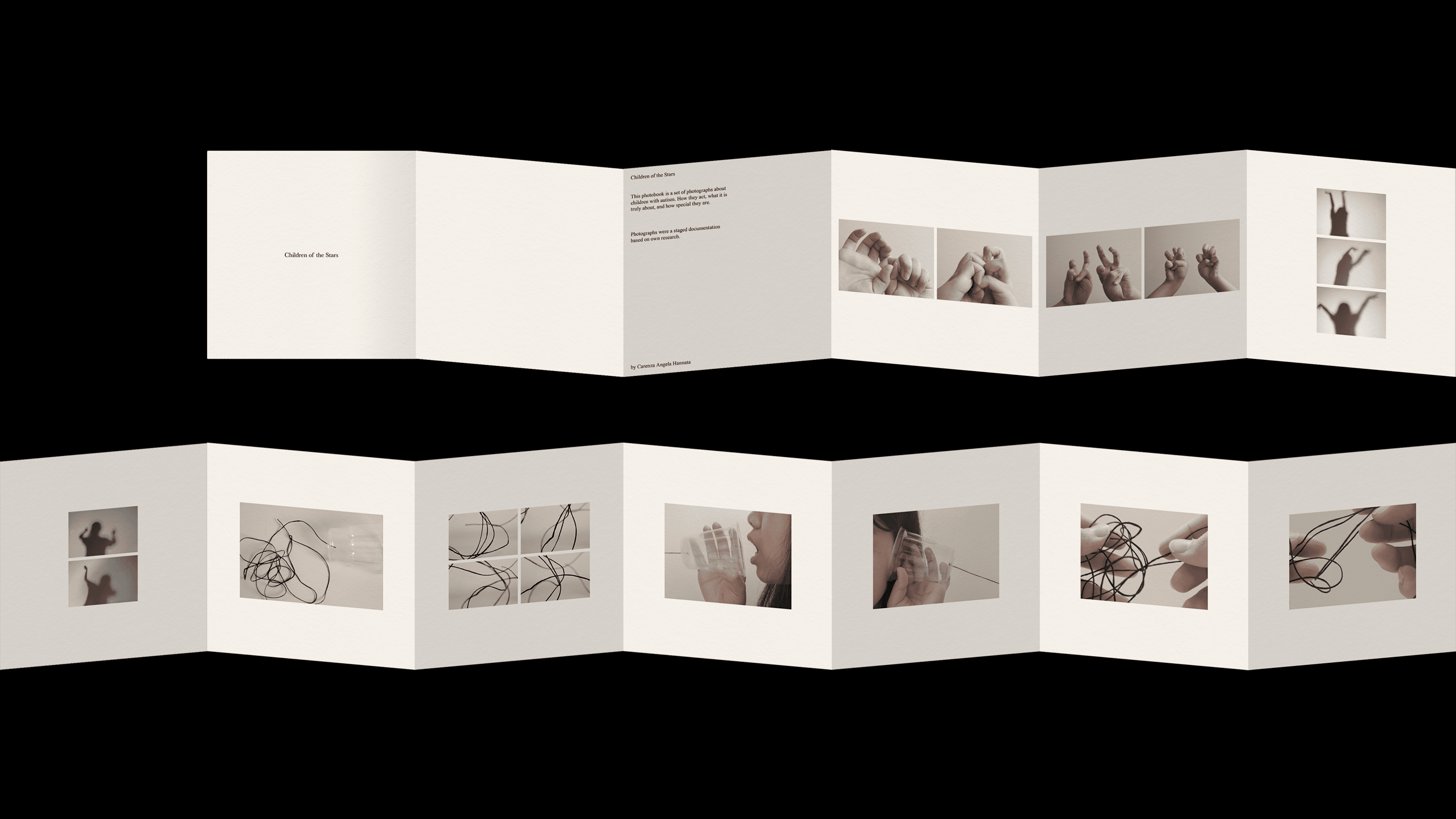 Children of the Stars autistic children photobook by carennza