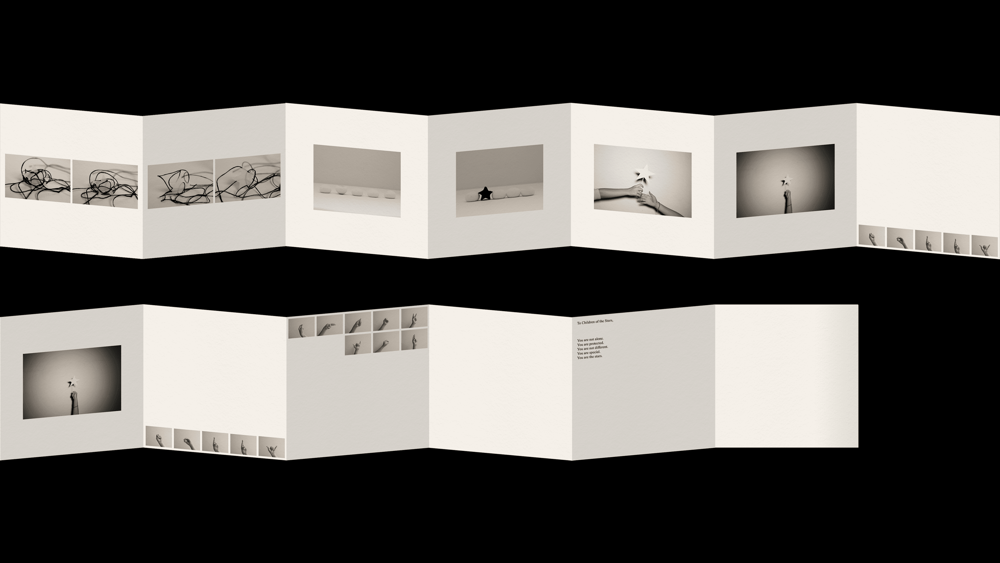 Children of the Stars autistic children photobook by carennza