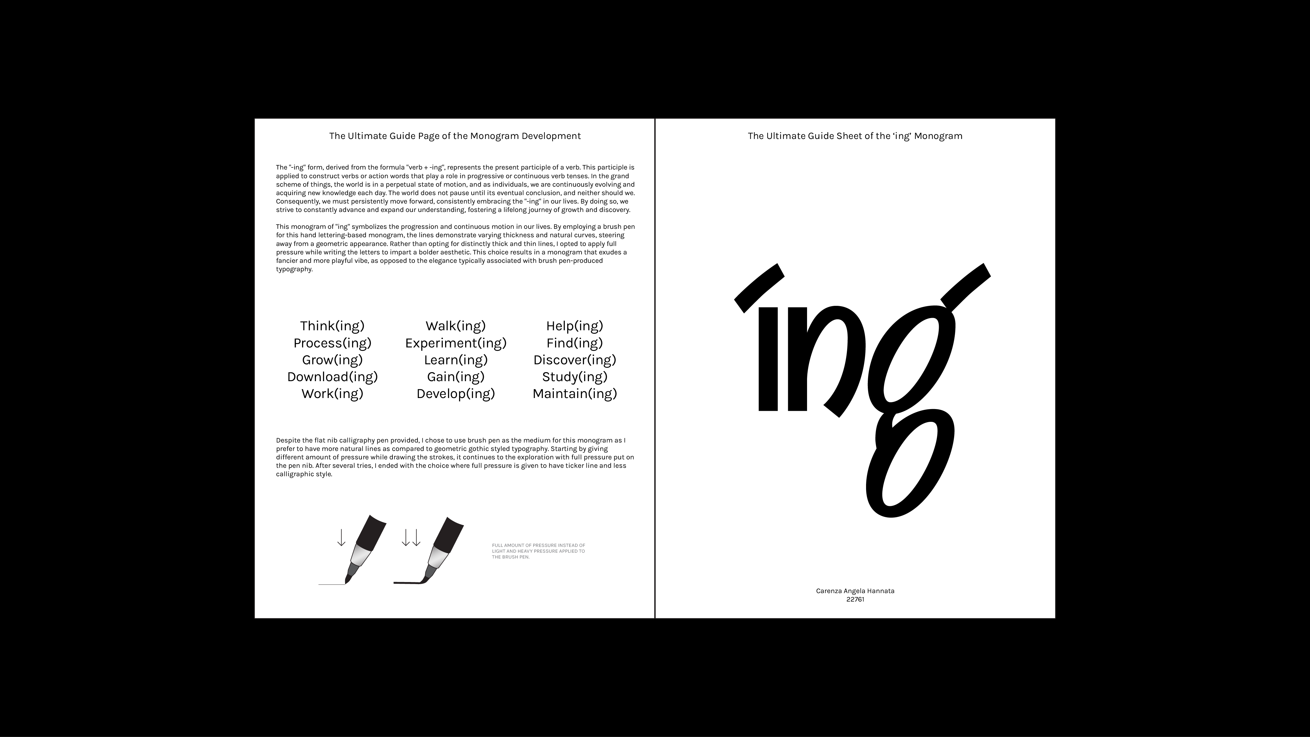 ing Monogram documentation booklet